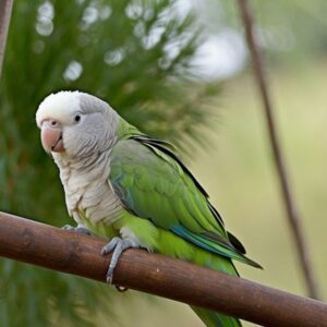 Male Monk Parakeet Bird – “Bam boo” | Friendly, Intelligent & Charming Quaker Parrot